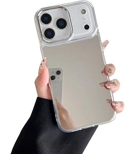YTanazing Compatible with iPhone 17 Pro Max Mirror Case for Women